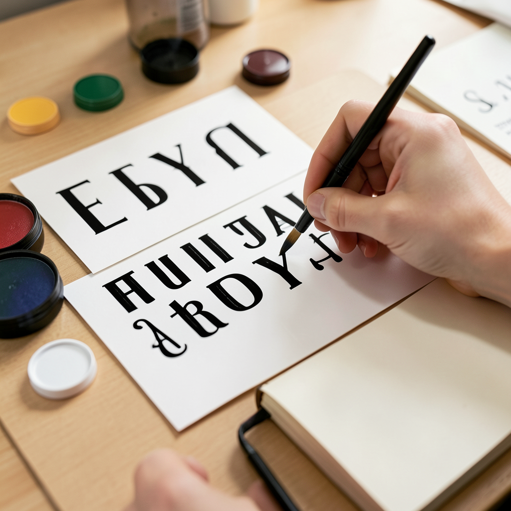 Prompt control for word art